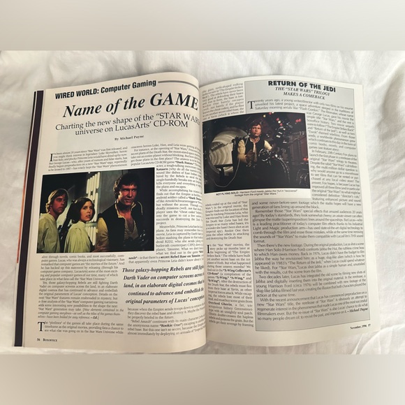 Vintage - BOX OFFICE Magazine - November 1996 - Patrick Stewart - Picture 9 of 9